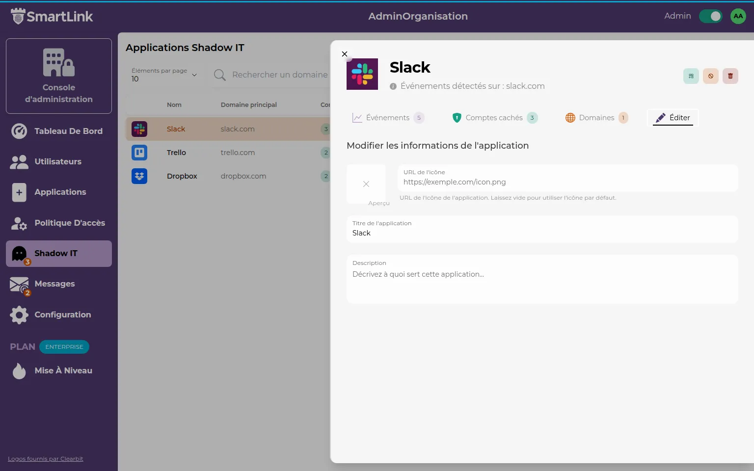 Formulaire d'édition