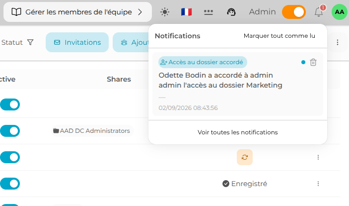 notifications