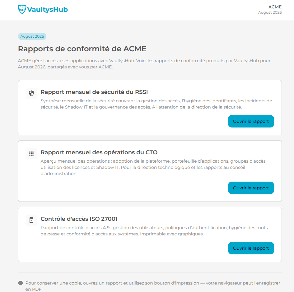 public reports
