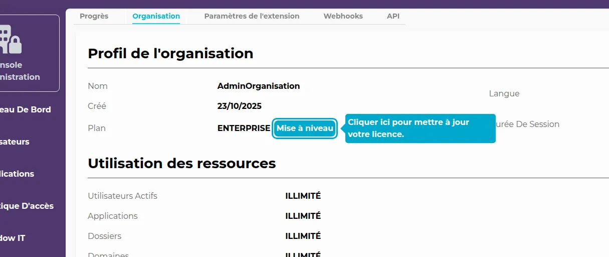 organization-upgrade-button